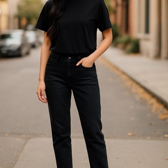 J Brand Alana High Rise Skinny Jeans in Vanity – Size 25 – Washed Black - Picture 1 of 13